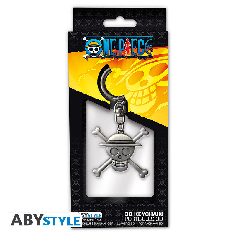 One Piece Sleutelhanger 3D Skull Luffy ABYstyle 4.8x4.5cm