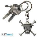One Piece Sleutelhanger 3D Skull Luffy ABYstyle 4.8x4.5cm