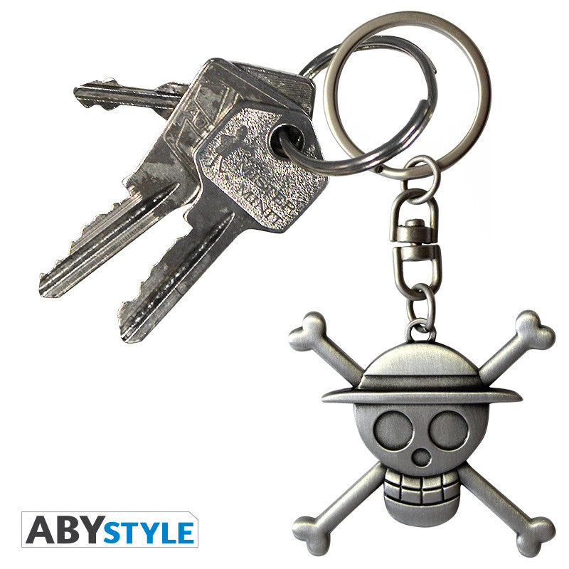 One Piece Sleutelhanger 3D Skull Luffy ABYstyle 4.8x4.5cm
