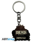 One Piece Sleutelhanger Luffy New World Abysse Corp 4x4cm