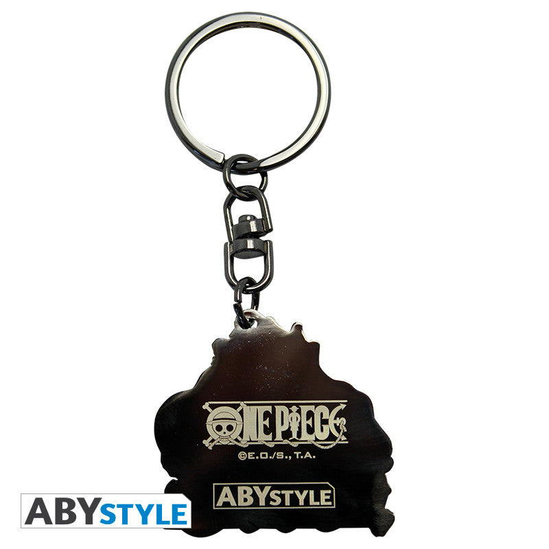 One Piece Sleutelhanger Luffy New World Abysse Corp 4x4cm