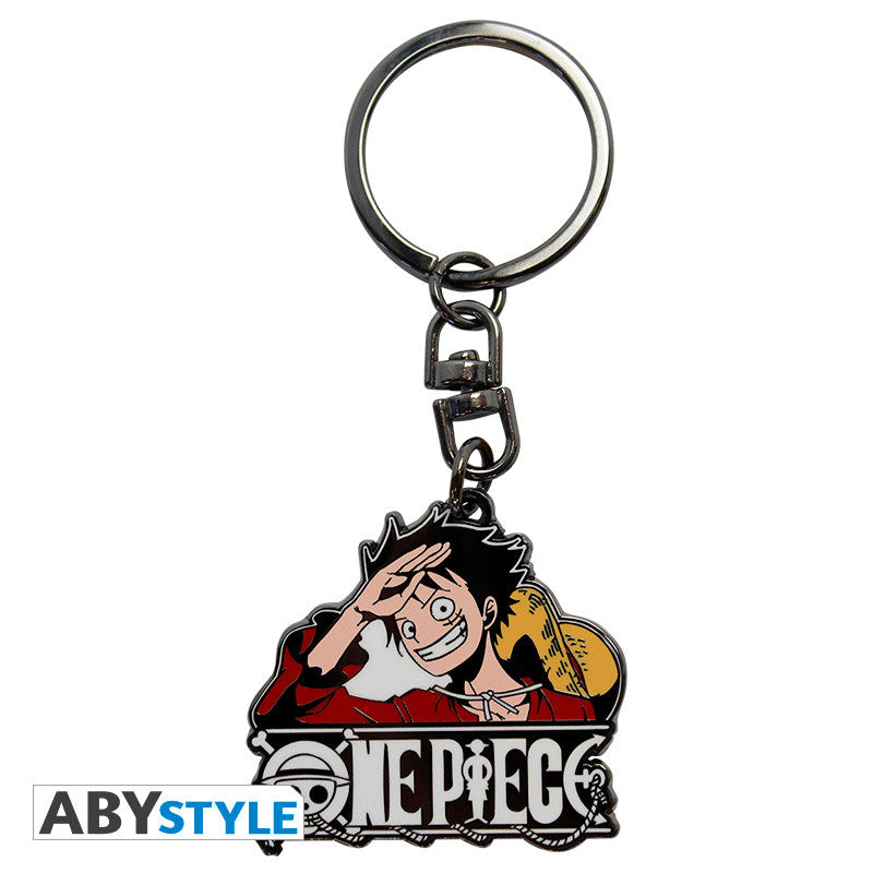 One Piece Sleutelhanger Luffy New World Abysse Corp 4x4cm