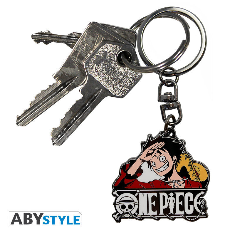 One Piece Sleutelhanger Luffy New World Abysse Corp 4x4cm