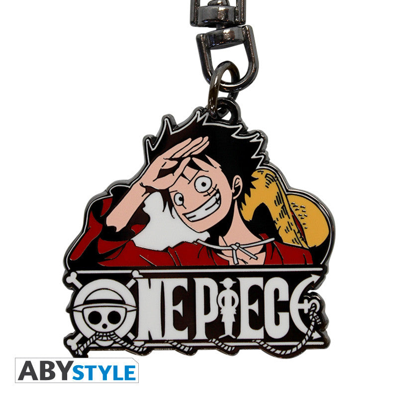 One Piece Sleutelhanger Luffy New World Abysse Corp 4x4cm