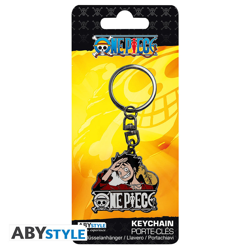 One Piece Sleutelhanger Luffy New World Abysse Corp 4x4cm