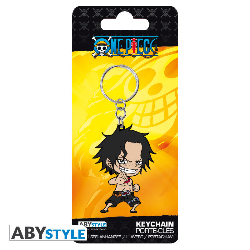 One Piece Sleutelhanger PVC Ace SD ABYstyle 5.8x4.1cm
