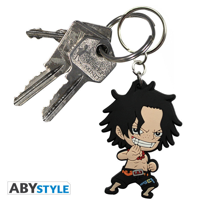 One Piece Sleutelhanger PVC Ace SD ABYstyle 5.8x4.1cm
