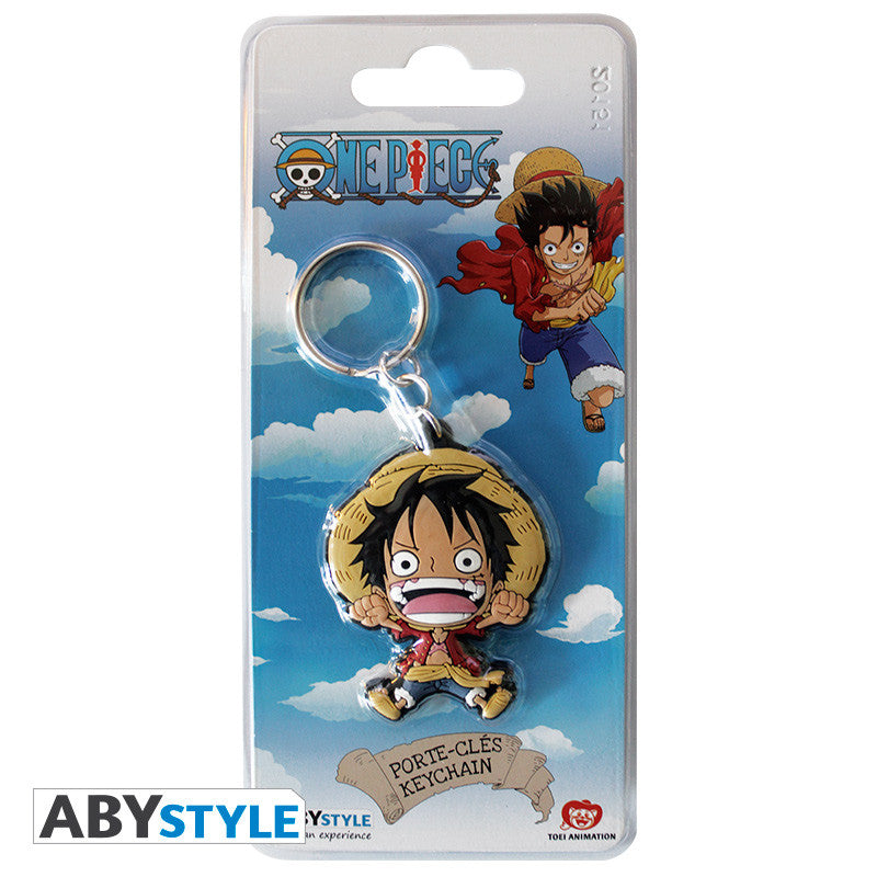 One Piece Sleutelhanger PVC Luffy SD ABYstyle 5.5x4cm