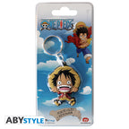 One Piece Sleutelhanger PVC Luffy SD ABYstyle 5.5x4cm