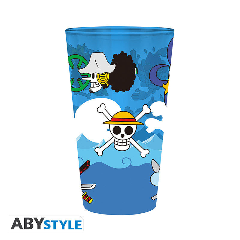 One Piece Glazen Set 2 Skulls ABYstyle 400ml