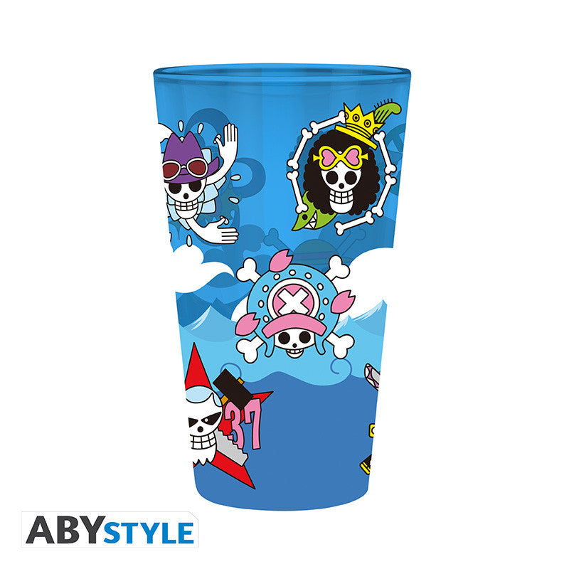 One Piece Glazen Set 2 Skulls ABYstyle 400ml