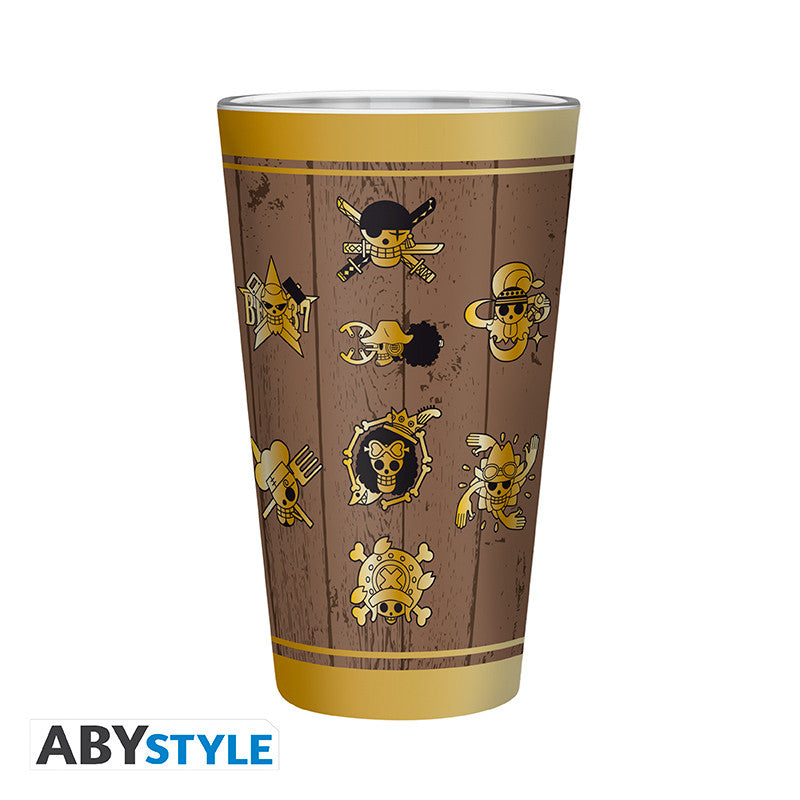 One Piece Glazen Skulls ABYstyle Glas 400ml Set van 2