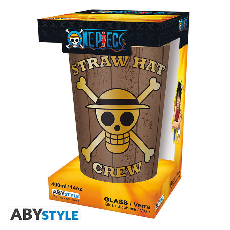 One Piece Glazen Skulls ABYstyle Glas 400ml Set van 2