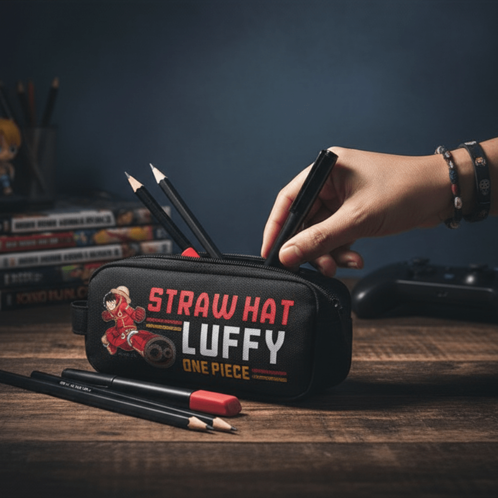One Piece Luffy Egghead Etui Polyester 20 x 10 cm - Fans Geek Storeproduct_typeABYstyle