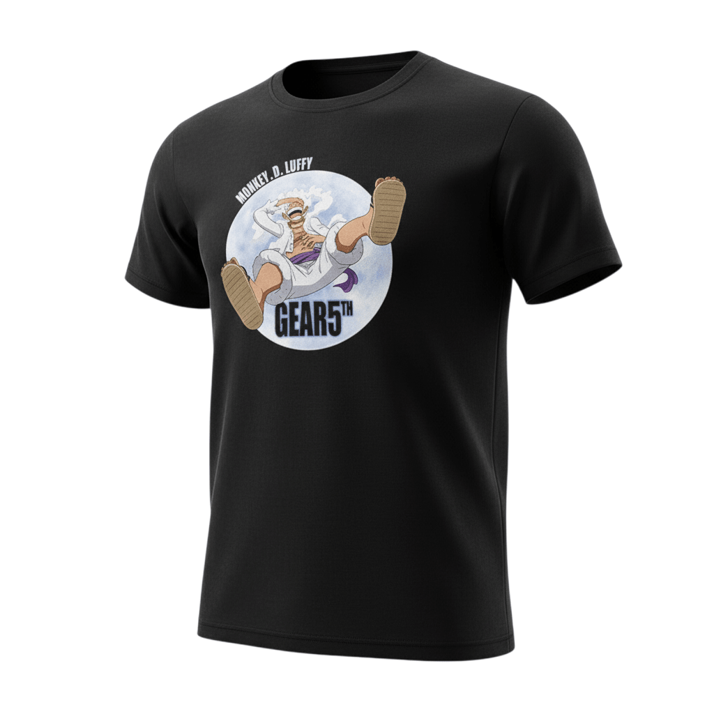 One Piece Luffy Gear 5 T-shirt zwart unisex - Fans Geek Storeproduct_type#ABYstyle