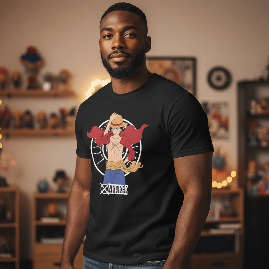 One Piece Luffy New World T-shirt - Fans Geek Storeproduct_typeABYstyle