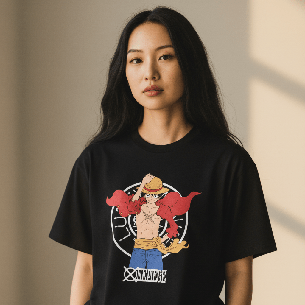 One Piece Luffy New World T-shirt - Fans Geek Storeproduct_typeABYstyle