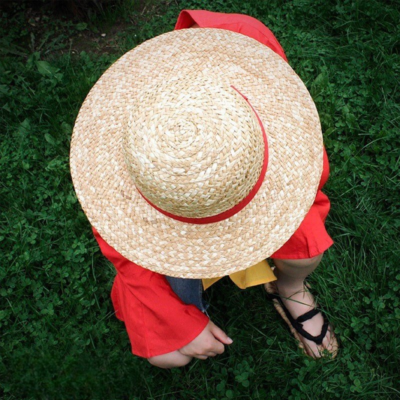 One Piece Luffy Strohoed Kindermaat - Fans Geek Storeproduct_typeABYstyle