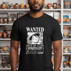 One Piece Luffy Wanted T-shirt Zwart - Fans Geek Storeproduct_type#ABYstyle