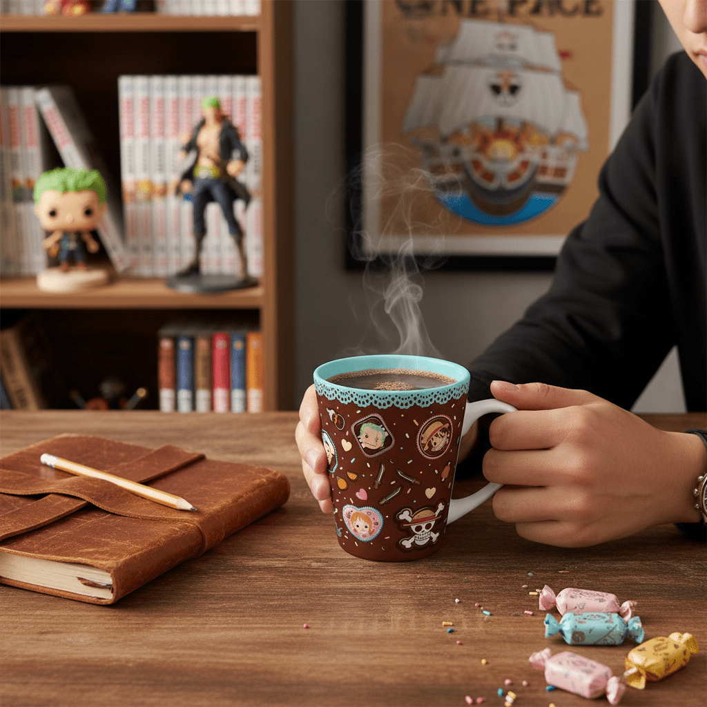 One Piece Mok Chibi Whole Cake Island 250 ml - Fans Geek Storeproduct_typeABYstyle