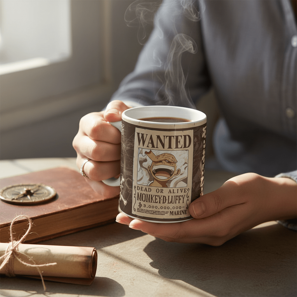 One Piece Mok Luffy Wanted - Fans Geek Storeproduct_type#ABYstyle