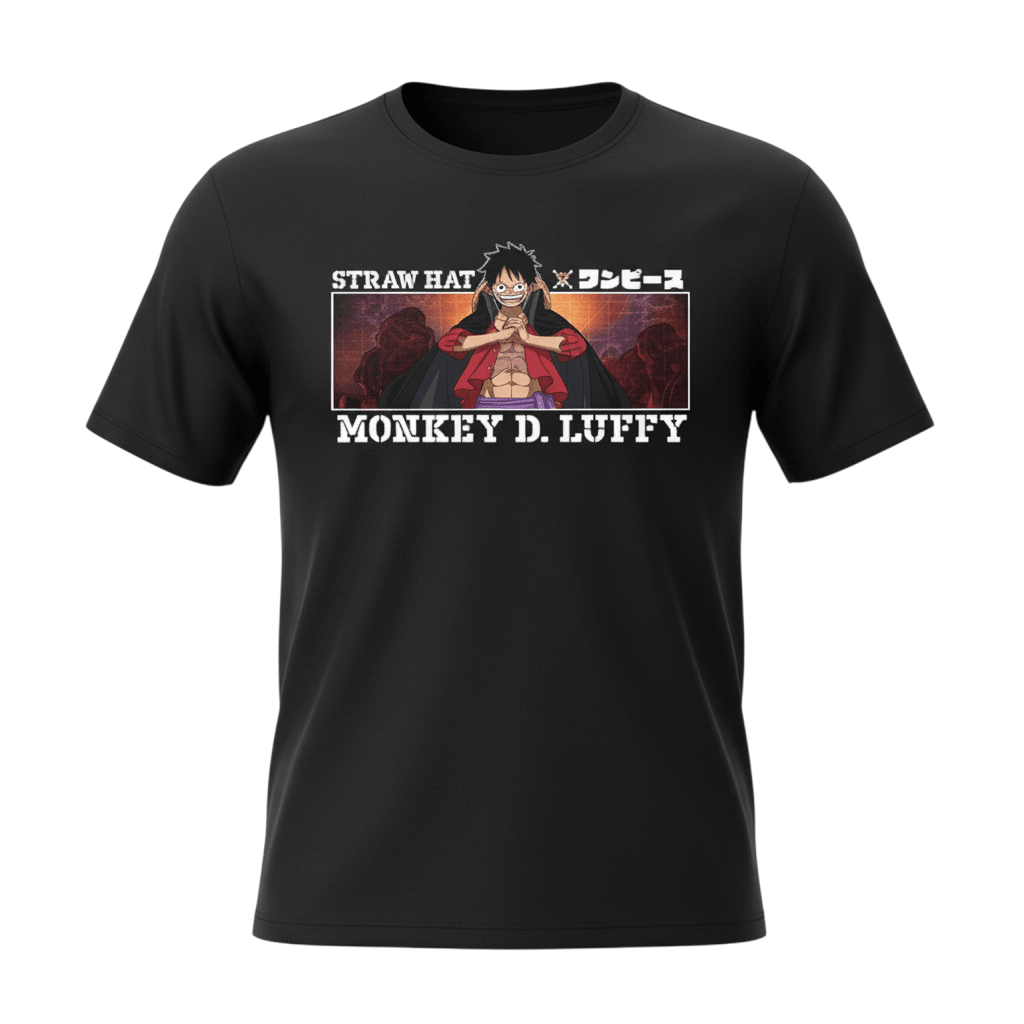 One Piece Monkey D. Luffy T-shirt Zwart - Fans Geek Storeproduct_type#ABYstyle