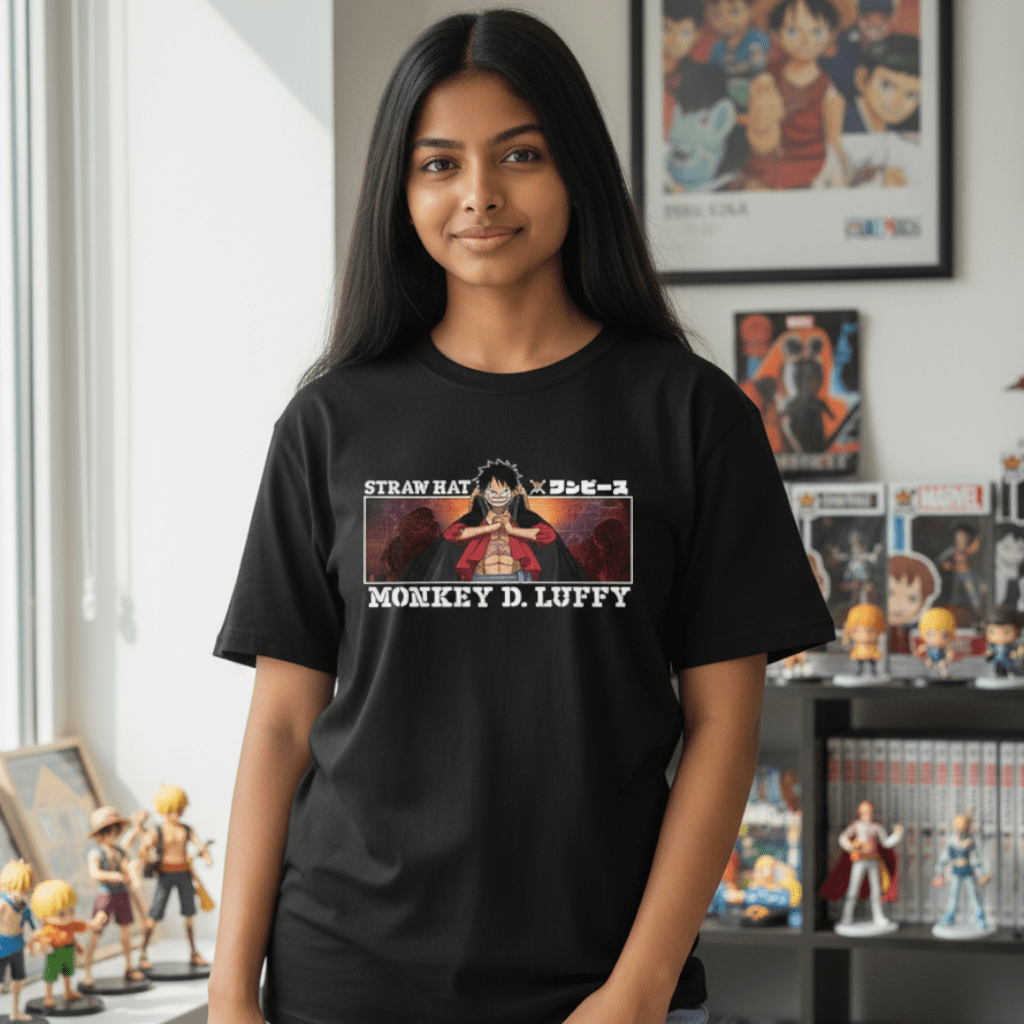 One Piece Monkey D. Luffy T-shirt Zwart - Fans Geek Storeproduct_type#ABYstyle