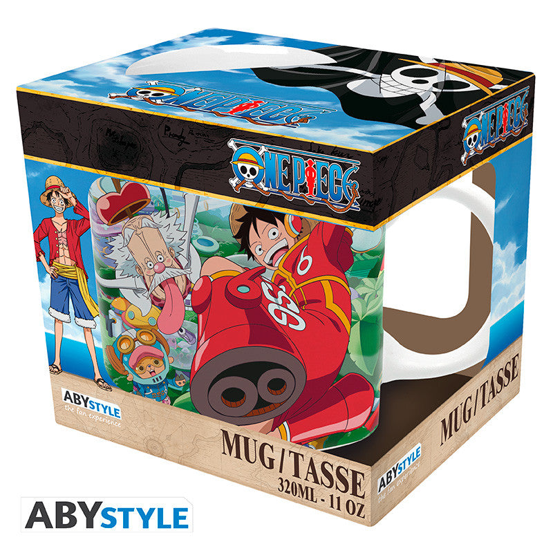 One Piece Mok Luffy & Vegapunk ABYstyle Keramiek 320ml