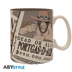 One Piece Mok Wanted Ace ABYstyle Keramiek 460ml
