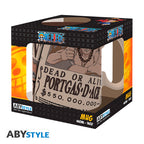 One Piece Mok Wanted Ace ABYstyle Keramiek 460ml