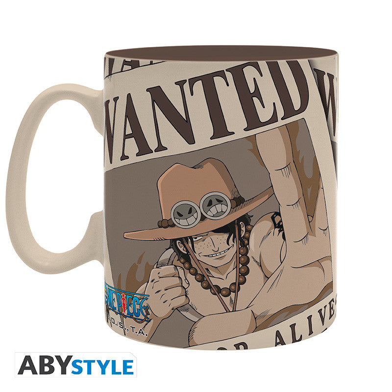 One Piece Mok Wanted Ace ABYstyle Keramiek 460ml