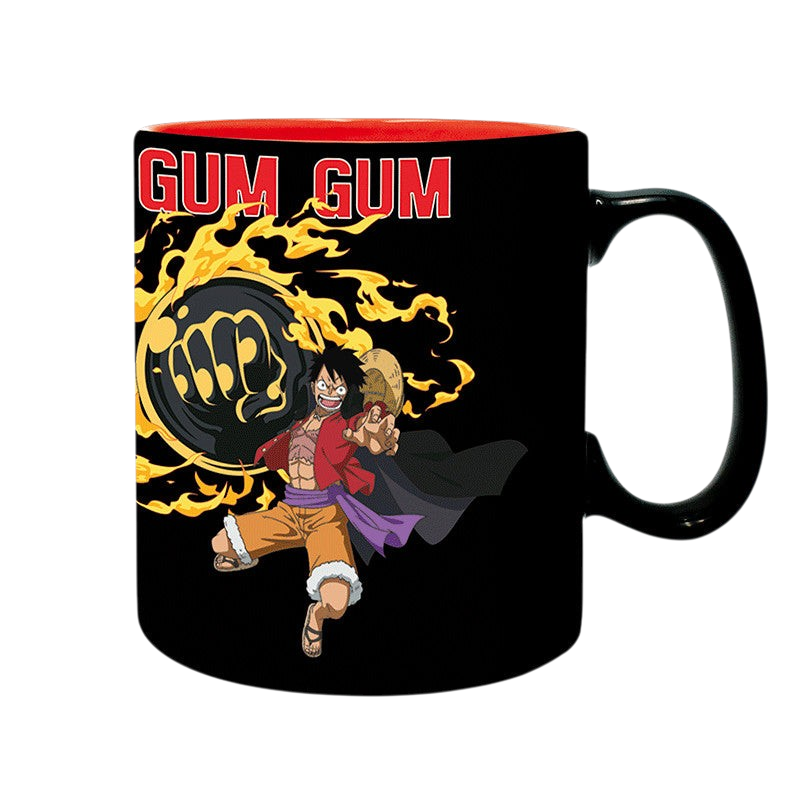 One Piece Warmtegevoelige Mok Luffy vs Kaido ABYstyle Keramiek 460ml