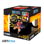One Piece Warmtegevoelige Mok Luffy vs Kaido ABYstyle Keramiek 460ml