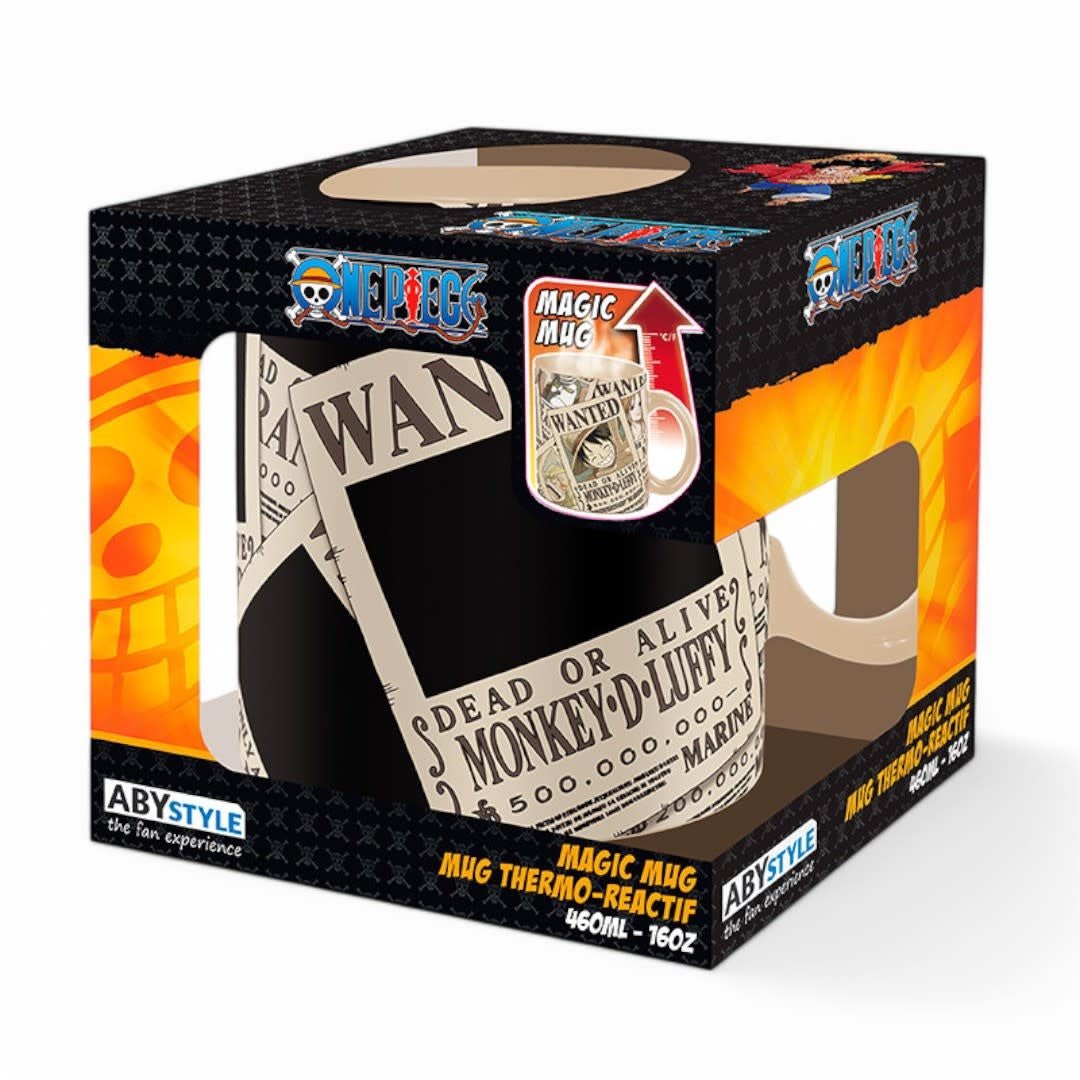 ONE PIECE - Mug Heat Change - 460 ml - Wanted - Fans Geek Store