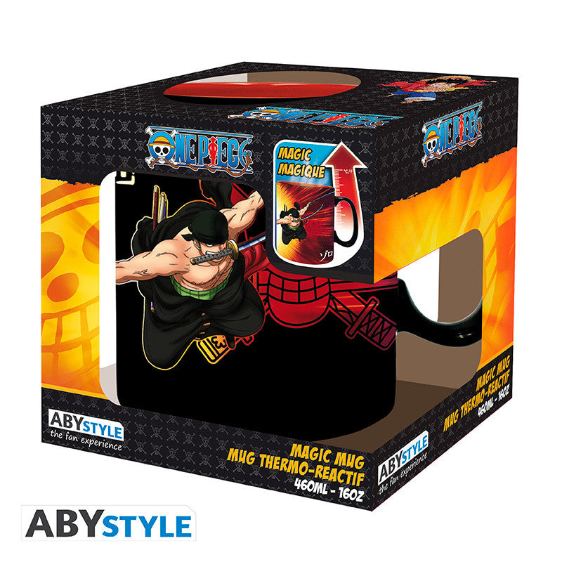 One Piece Warmte-Veranderende Mok Zoro & Sanji ABYstyle Keramiek 460ml