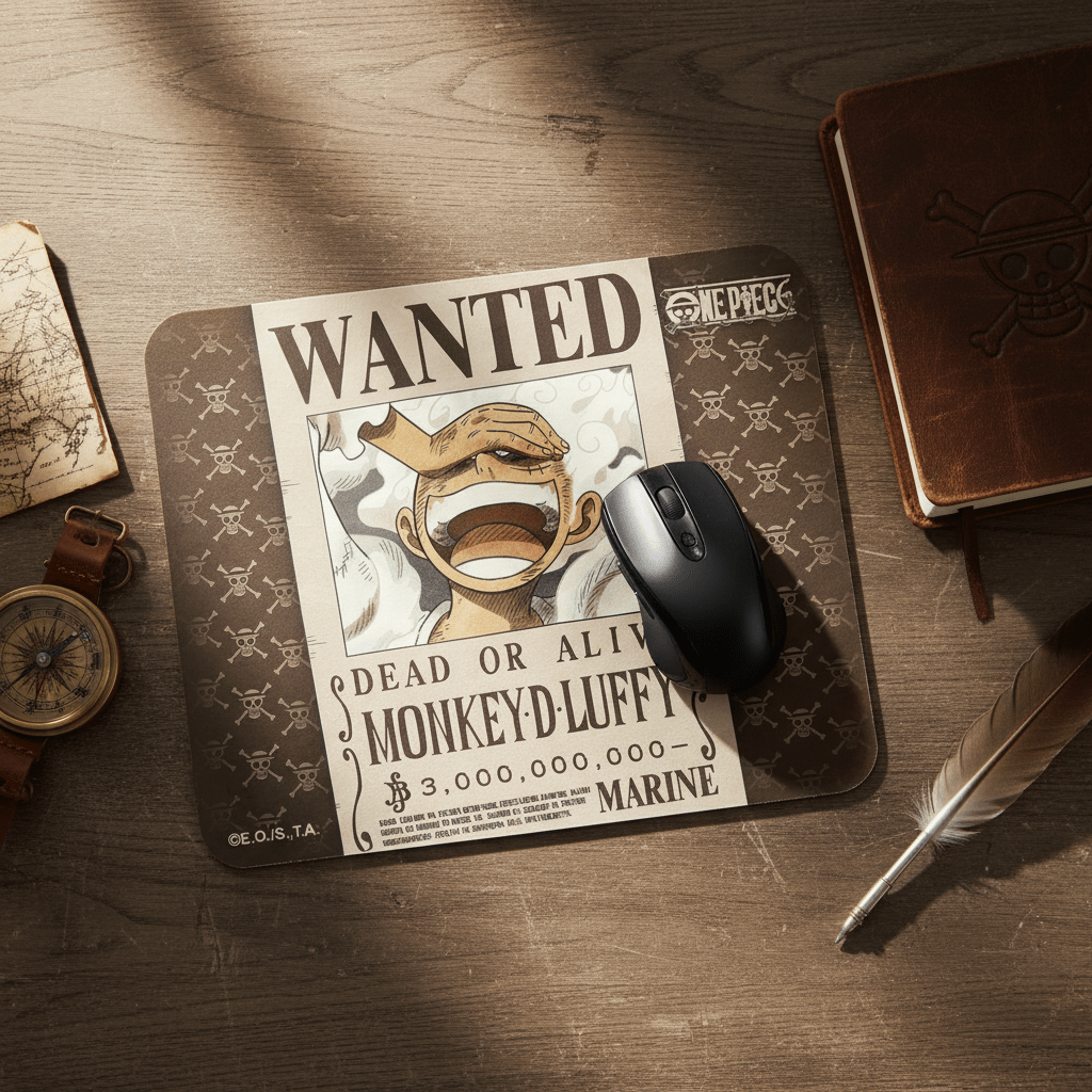 One Piece Muismat Wanted Luffy - Fans Geek Storeproduct_type#ABYstyle