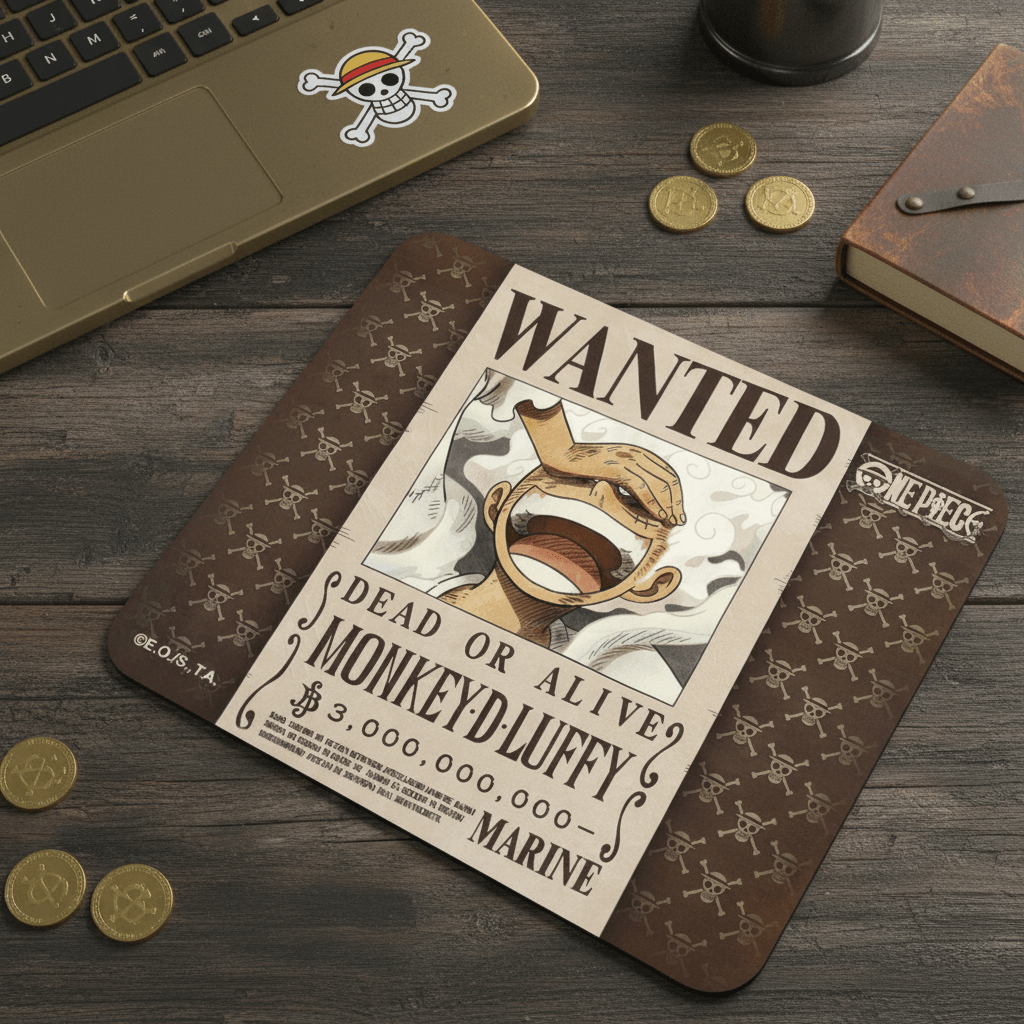 One Piece Muismat Wanted Luffy - Fans Geek Storeproduct_type#ABYstyle