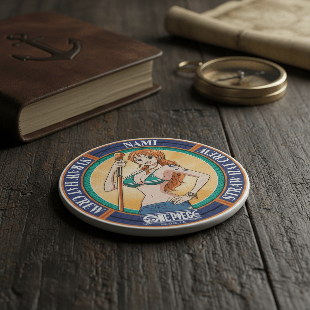 One Piece Nami Onderzetter Keramiek 10 cm - Fans Geek Storeproduct_typeABYstyle