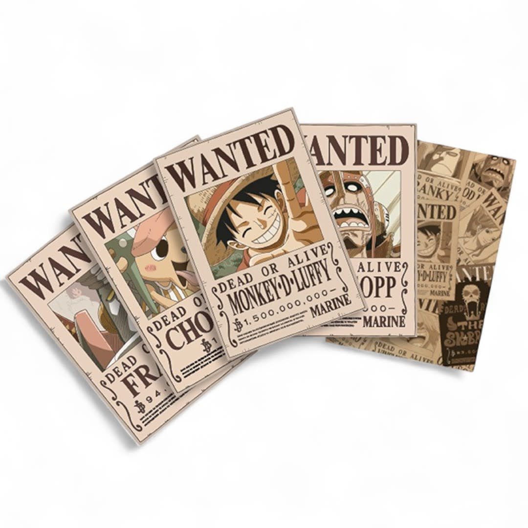 ONE PIECE - Postcards - Wanted Set 1 - Fans Geek Store