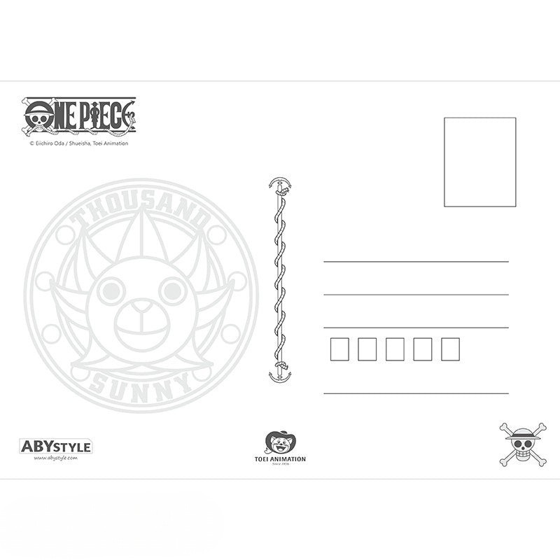 One Piece Briefkaarten Wanted Set 2 ABYstyle 14.8x10.5cm