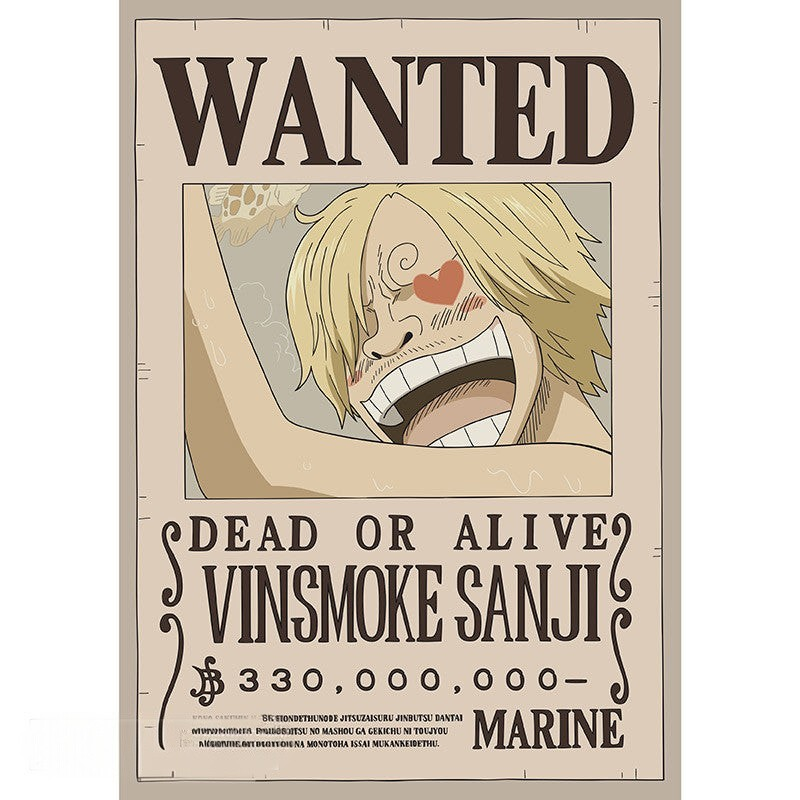 One Piece Briefkaarten Wanted Set 2 ABYstyle 14.8x10.5cm