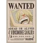One Piece Briefkaarten Wanted Set 2 ABYstyle 14.8x10.5cm