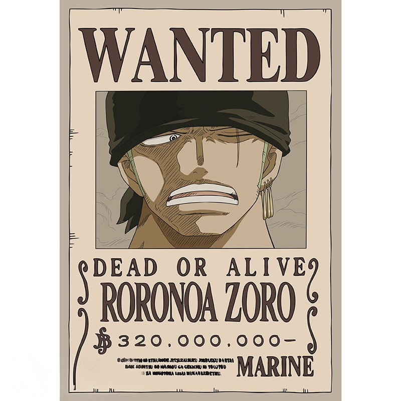 One Piece Briefkaarten Wanted Set 2 ABYstyle 14.8x10.5cm