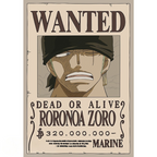 One Piece Briefkaarten Wanted Set 2 ABYstyle 14.8x10.5cm