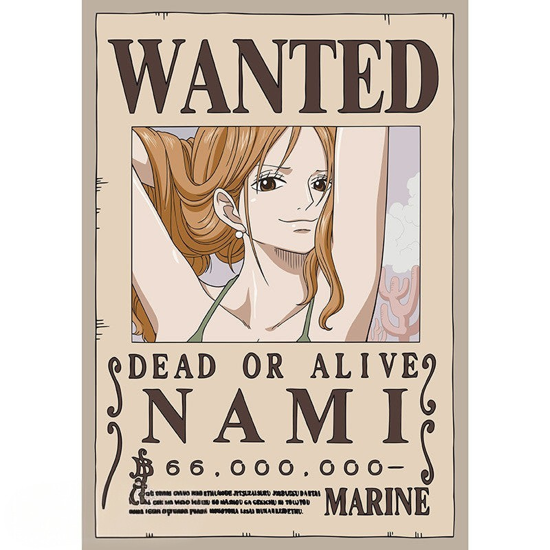 One Piece Briefkaarten Wanted Set 2 ABYstyle 14.8x10.5cm