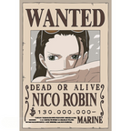 One Piece Briefkaarten Wanted Set 2 ABYstyle 14.8x10.5cm
