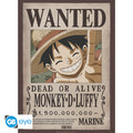 One Piece Poster Chibi Wanted Luffy Abysse Corp 52x38cm
