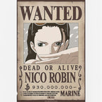 ONE PIECE - Poster Chibi 52x38 - Wanted Nico Robin Wano - Fans Geek Storeproduct_typeGB eye