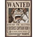 One Piece Poster Set Chibi Wanted Law & Kid - Fans Geek Storeproduct_typeGB eye