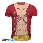One Piece Replica T-shirt Luffy New World Heren ABYstyle